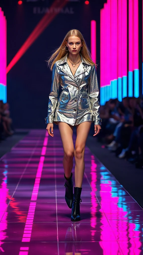 Neon Runway Moment