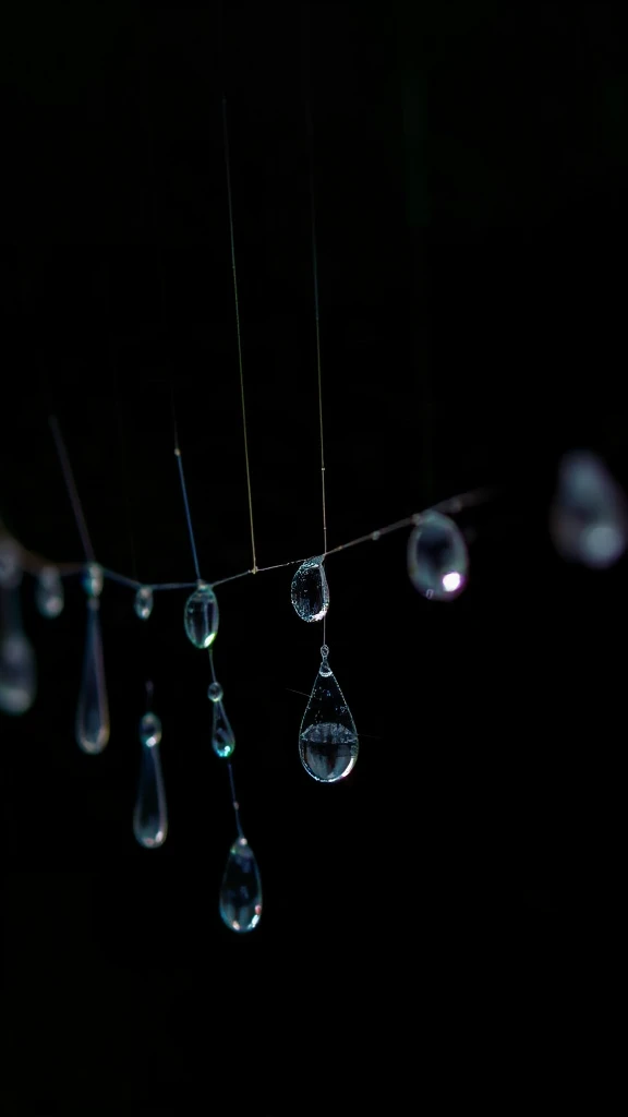 Dewdrop Spider Web Macro Studio