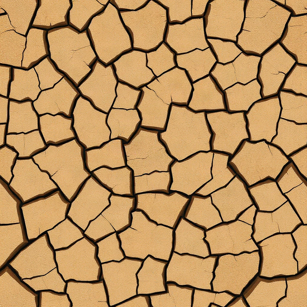 Dry Cracked Earth Texture