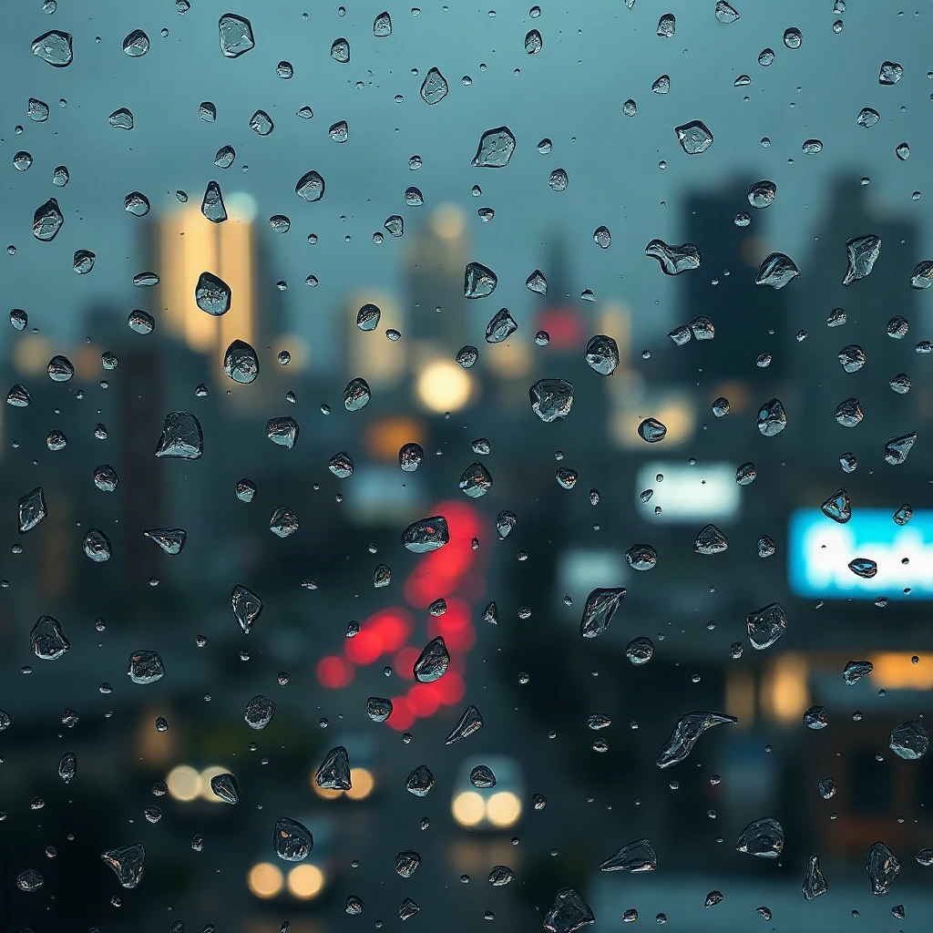 Rain on Window Texture