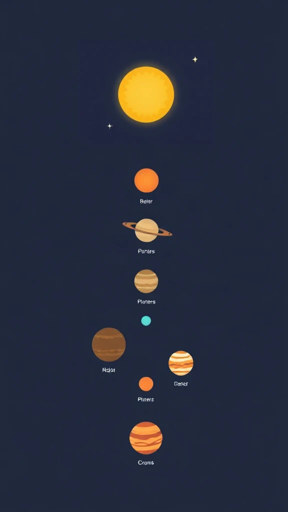 Solar System Infographic