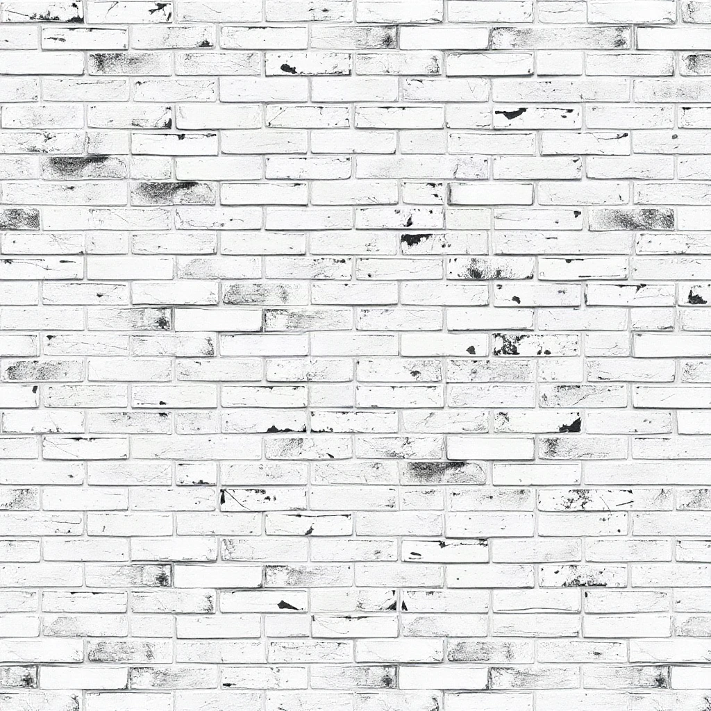 White Painted Brick Texture
