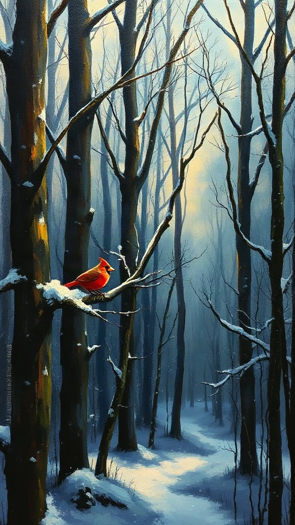 Winter Forest With A Renaissance