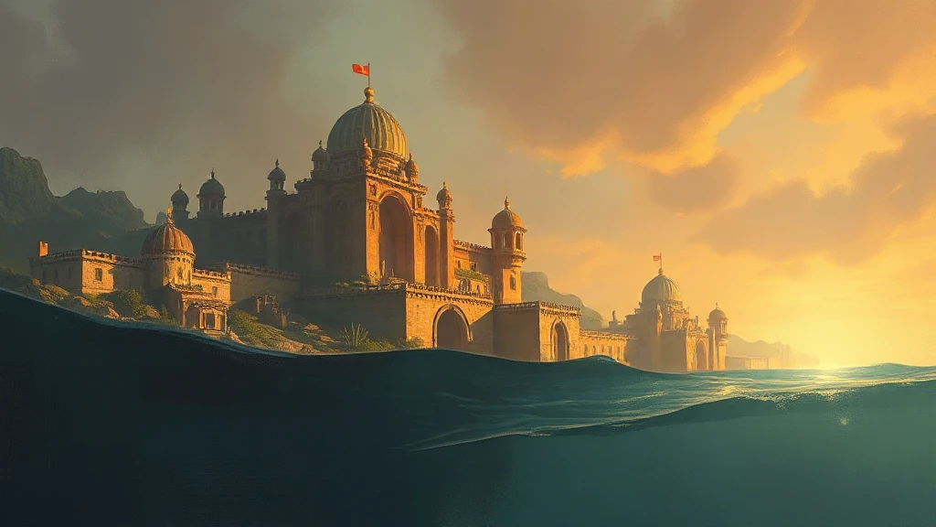 Coral Reef Kingdom Of Merfolk Painterly Sketch